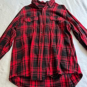 Faded glory red and black flannel size large, very comfy